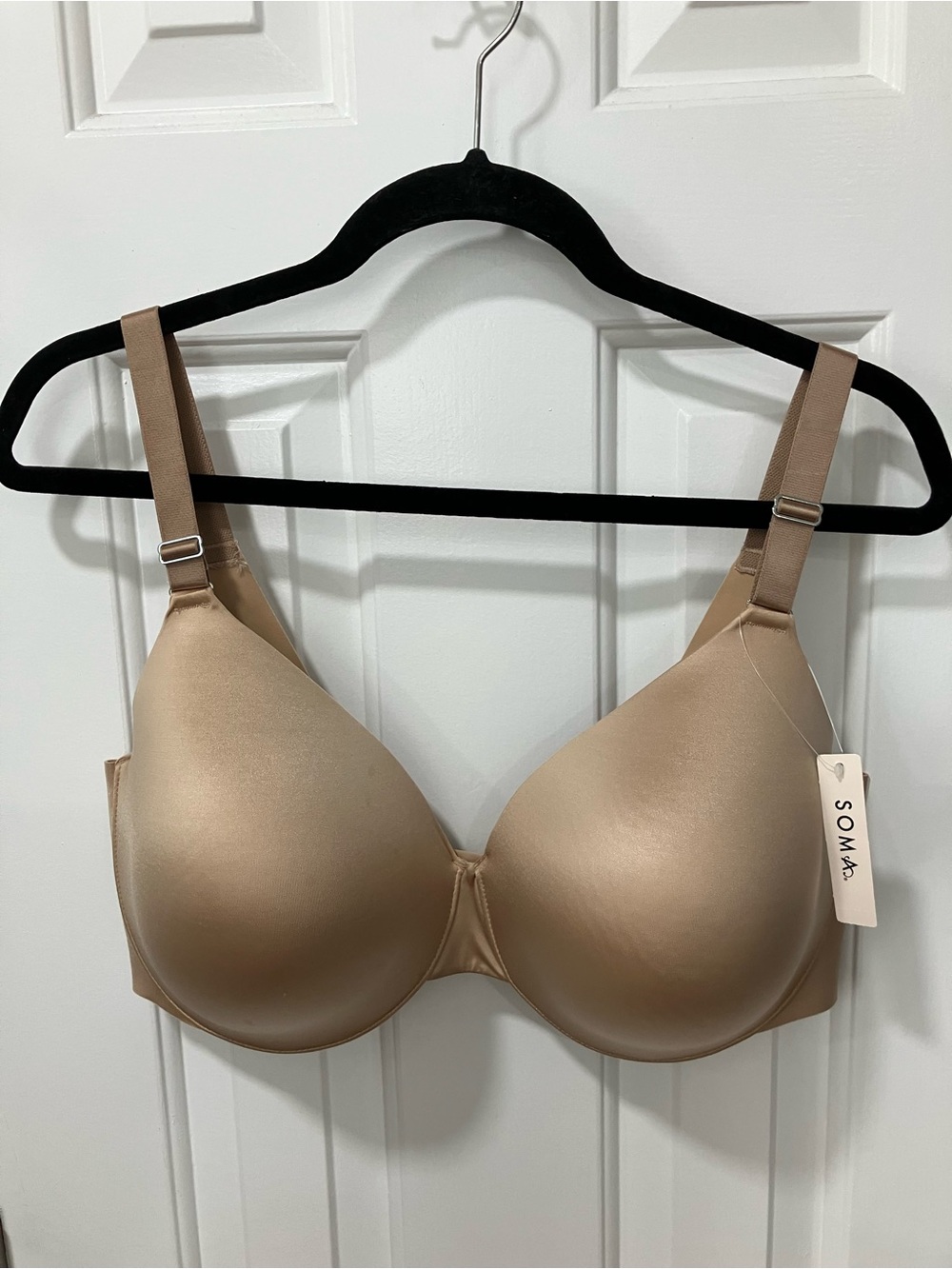 Soma Beige T-Shirt Bra - Smooth Nude Support